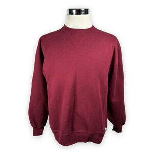 Vintage Russell Athletic Sweatshirt Mens
Large Crewneck Red Burgundy USA